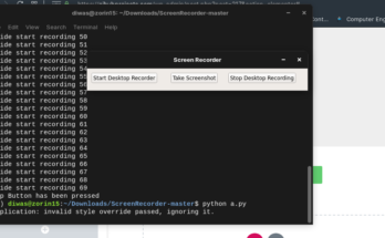python screen recorder projects codes